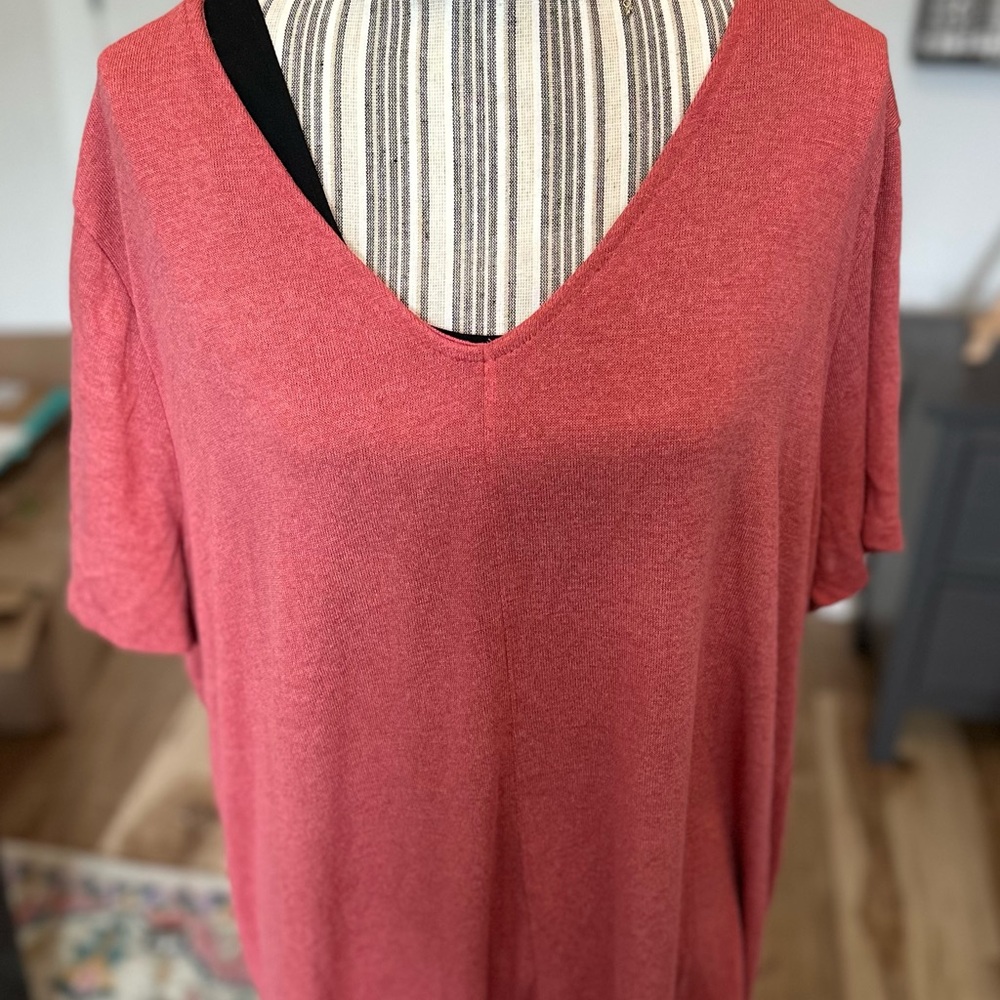 Ava and Viv slouchy tee, new with tags size 2X